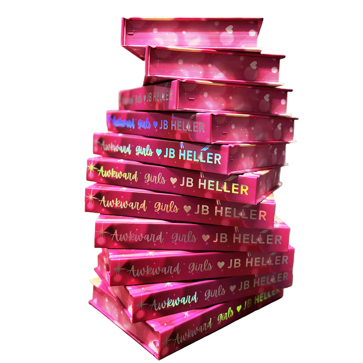 Stack of Awkward Girls Deluxe Editions by JB Heller